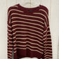 Staccato Burgundy Womens Size Small Sweater