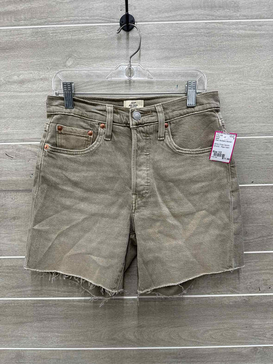 Levis Size 1/2 Olive Womens Shorts