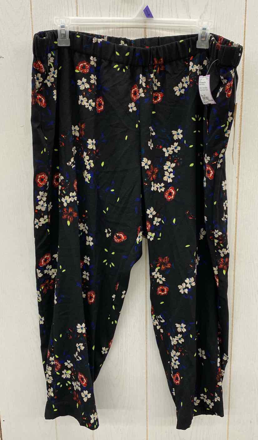 Rachel Rachel Roy Black Womens Size 3X Pants