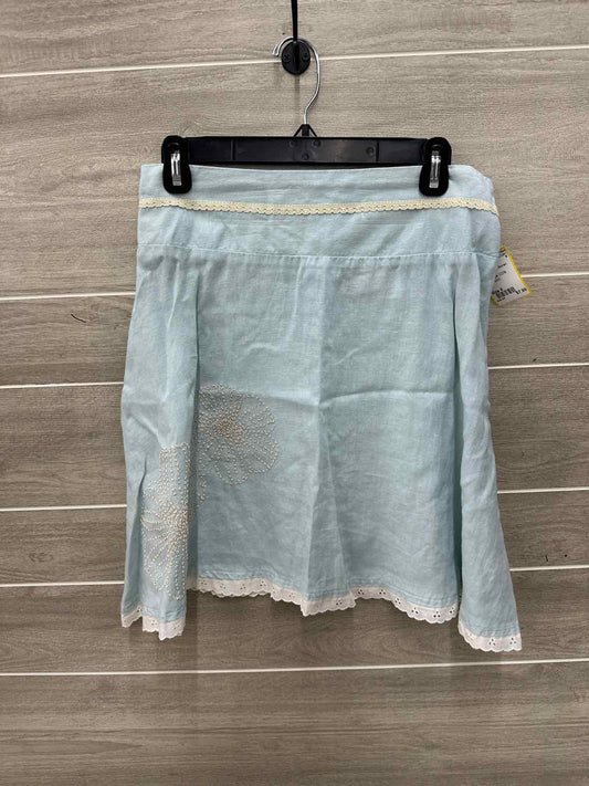Studio Y Blue Womens Women Size 4 Skirt