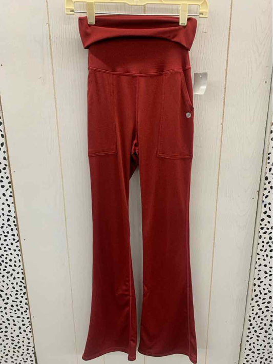 Burgundy Womens Size XS Leggings