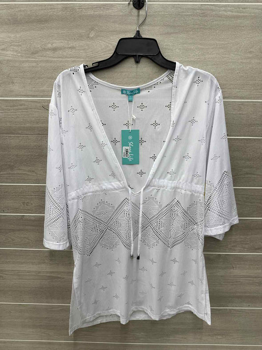 Size S White Womens Coverup