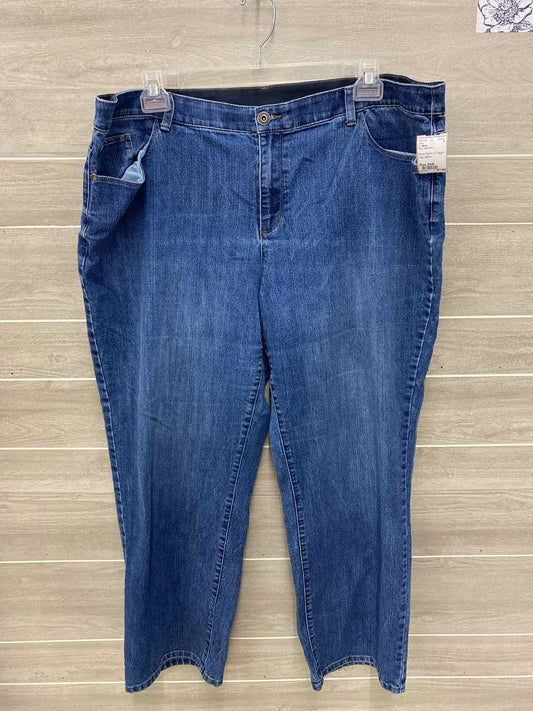 CJ Banks Blue Womens Size 24W Jeans