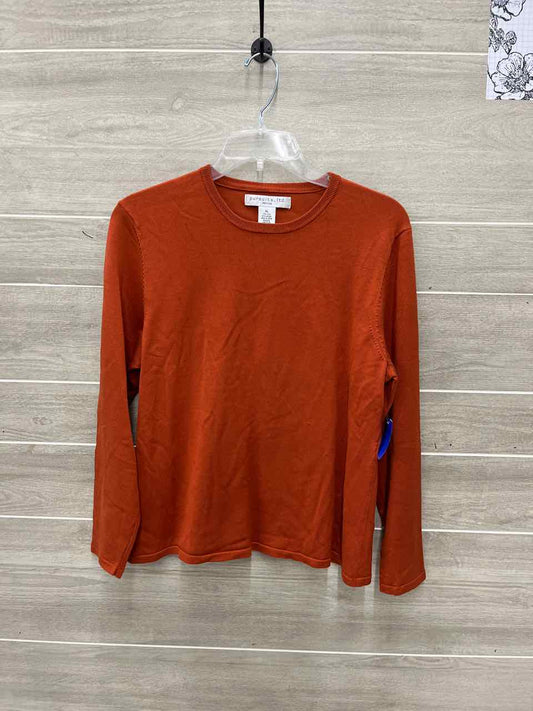 Pursuits Size L/P Orange Womens Sweater