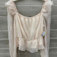 Blu Pepper Cream Womens Women Size L Shirt