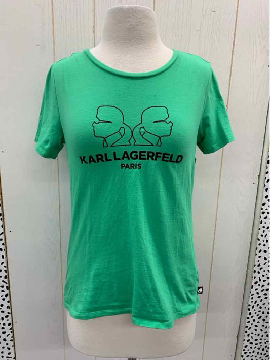 Karl Lagerfeld Green Womens Size XS Shirt