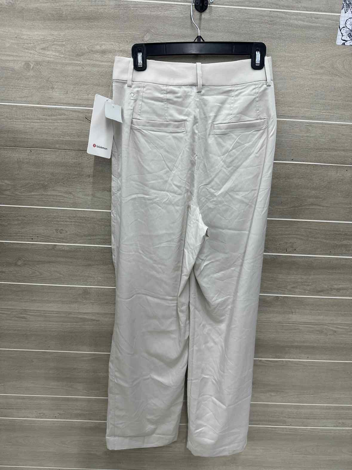 Lululemon Size 4 Long Cream Womens Pants