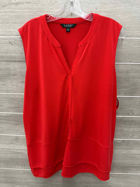 Ralph Lauren Size XL Red Womens Tank Top