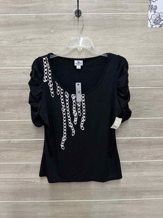Worthington Size L Black Womens Shirt