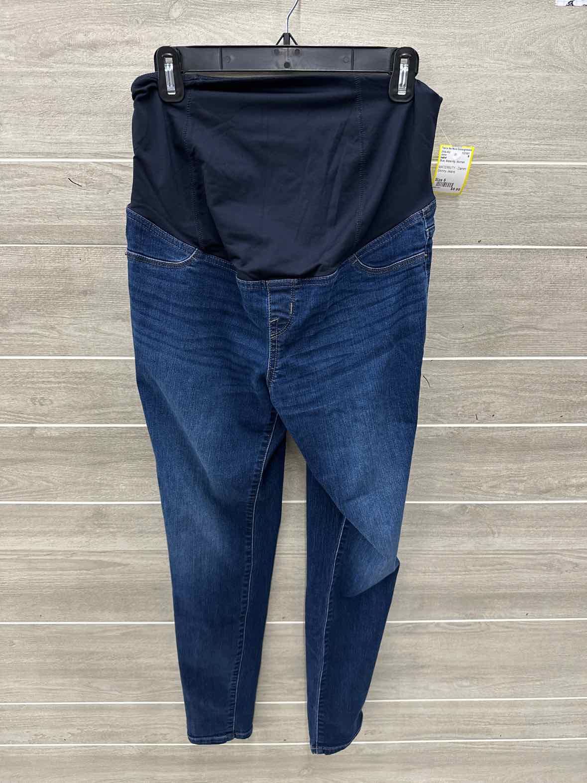 Isabel Size 6 Blue Maternity Jeans