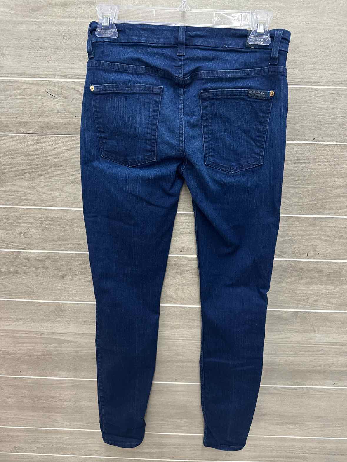 7 For All Mankind Size 4 Blue Womens Jeans