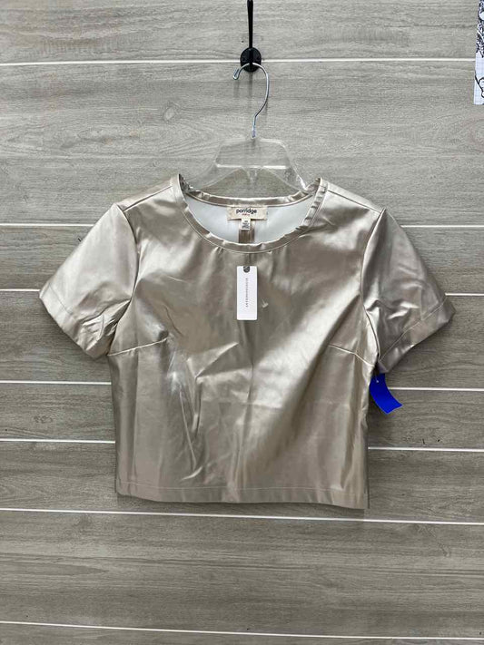 Anthropologie Size S Gold Womens Shirt