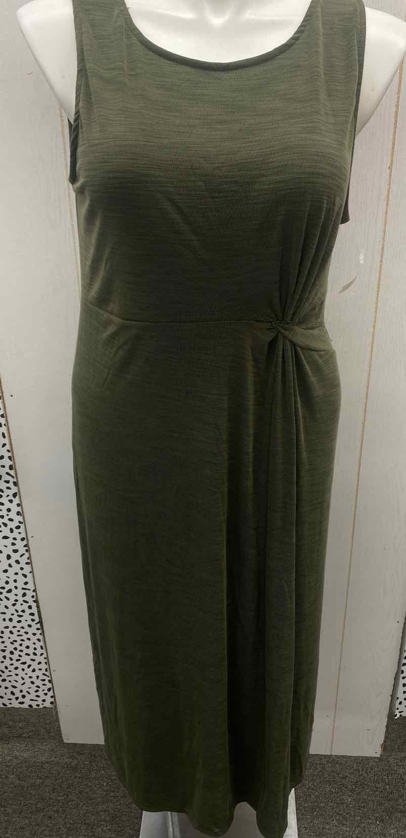 NICOLE Nicole Miller Olive Womens Size 14 Dress