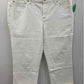 Tory Burch White Womens Size 12 Jeans