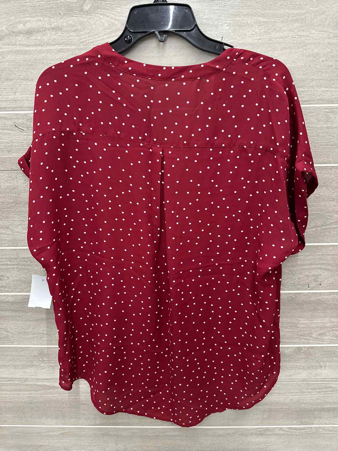 Maurices Size L Burgundy Womens Shirt