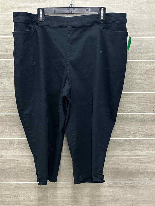 Catherines Black Womens Size 22/24 Pants