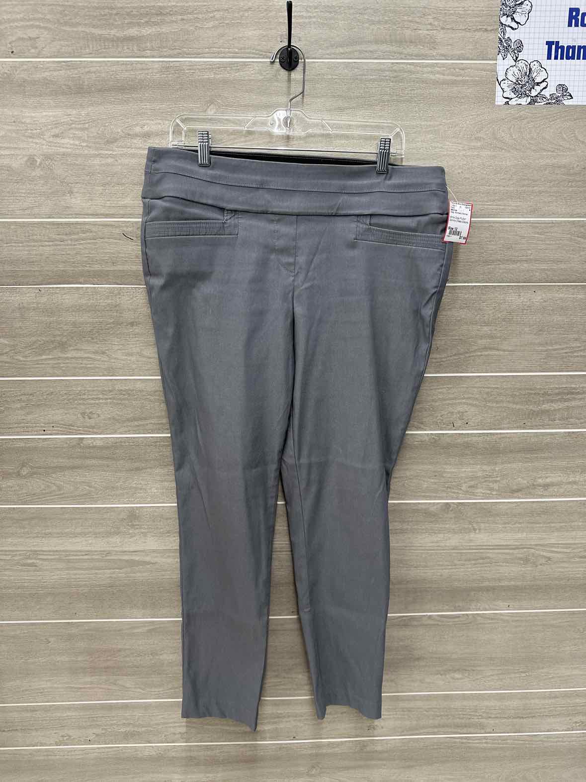 Maurices Gray Womens Women Size 12 Pants