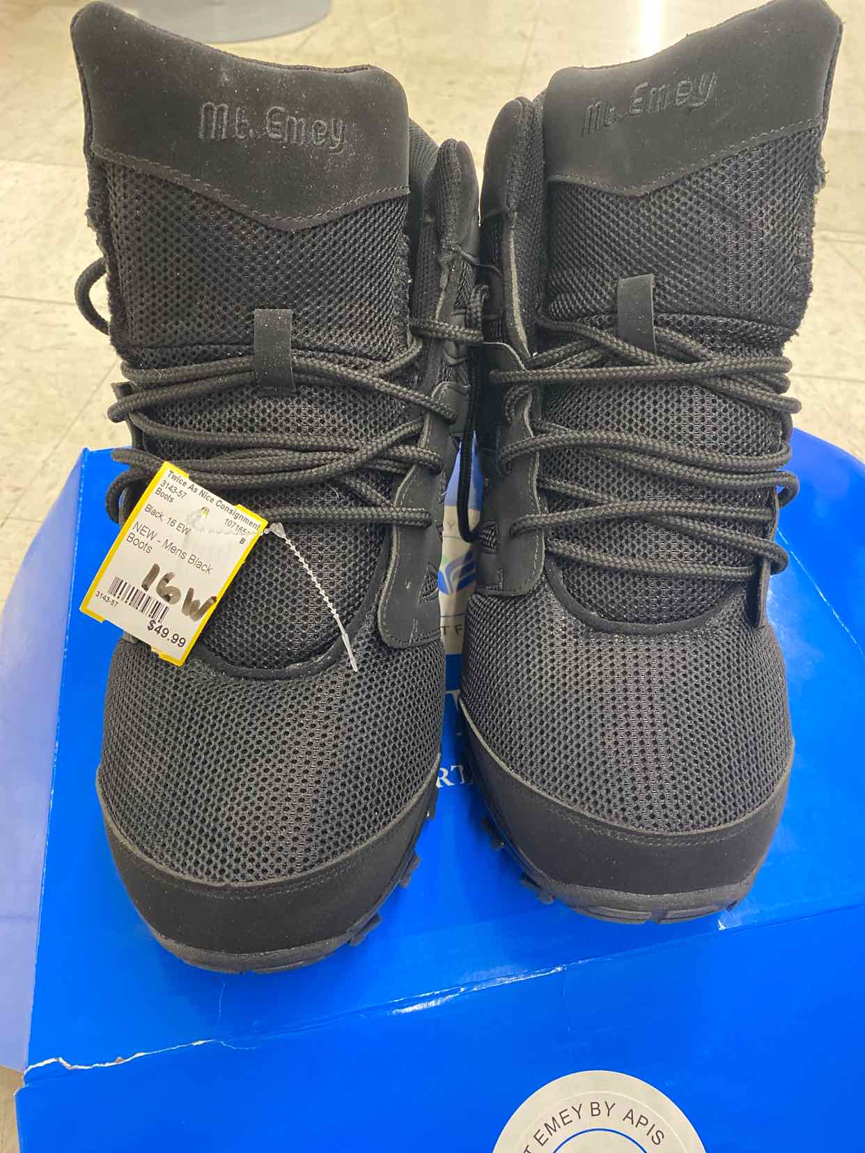 Mt Emey US Shoe Size 16 EW Boots