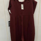 Express Burgundy Womens Size 10/12 Jumper