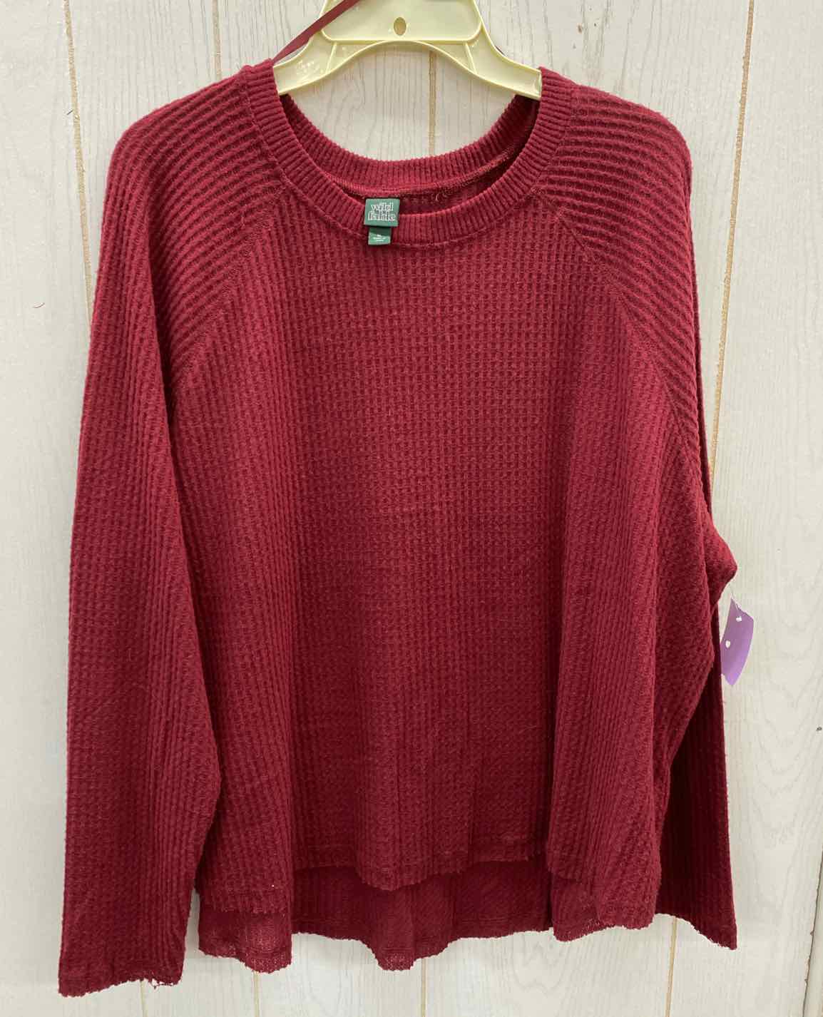 Wild Fable Burgundy Womens Size XL Sweatshirt