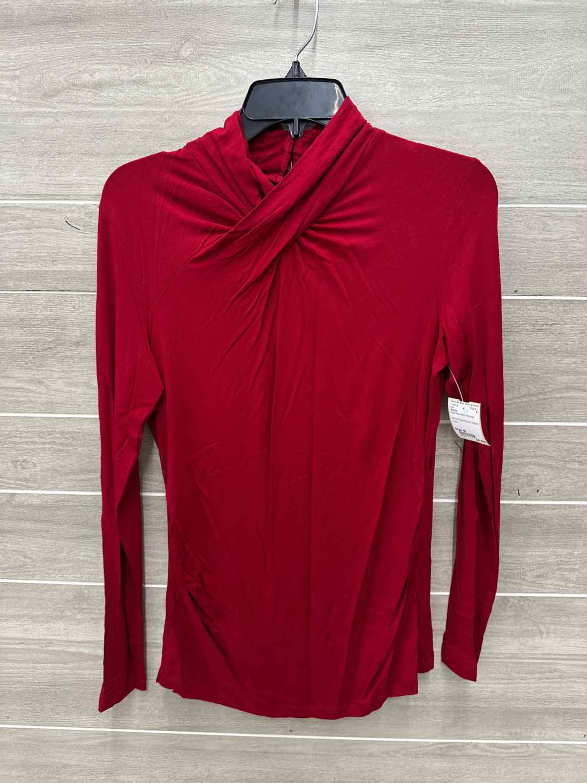 Renuar Size M Red Womens Shirt
