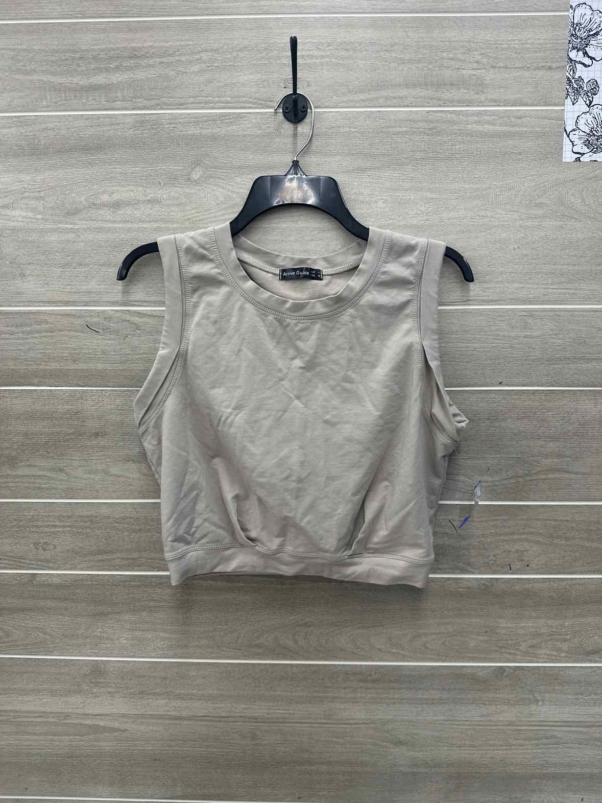 Size M Beige Womens Tank Top