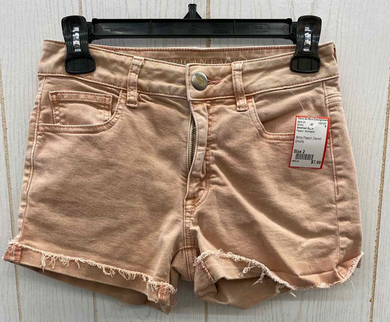 American Eagle Peach Womens Size 2 Shorts