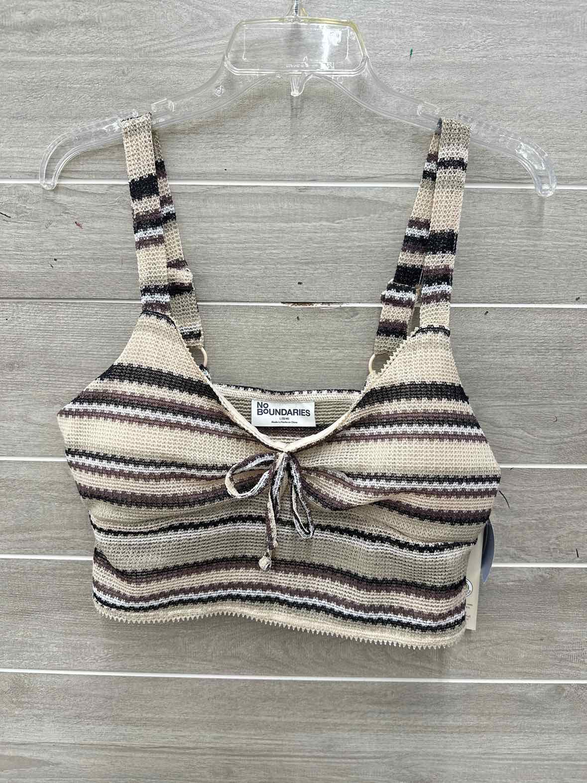 No Boundaries Size L Tan Womens Tank Top