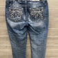 Miss Me Size 12/14 Blue Womens Jeans