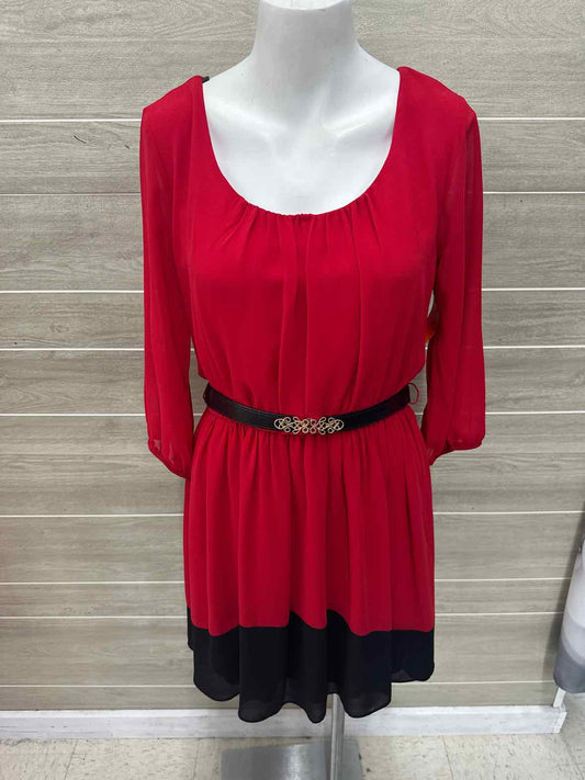 BCX Size 6/8 Red Womens Dress