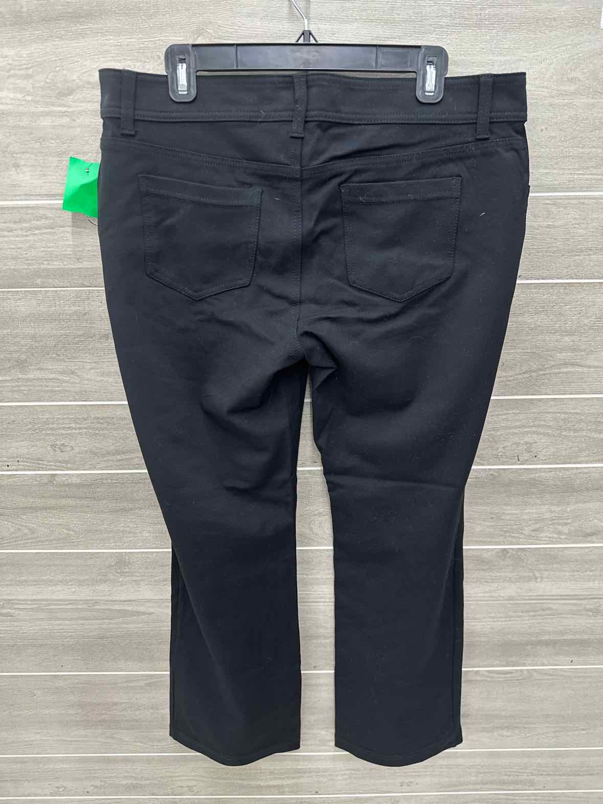 Faded Glory Size 16P Black Petite Pants