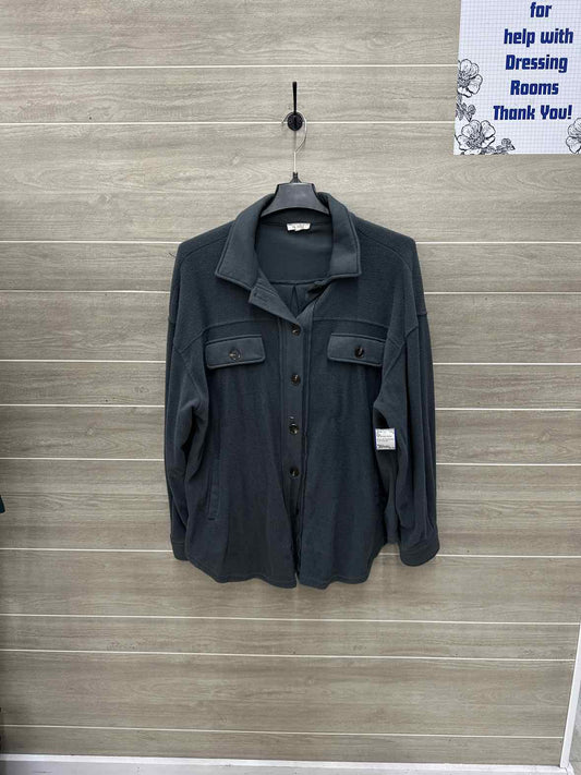 la miel Size L Teal Womens Shirt