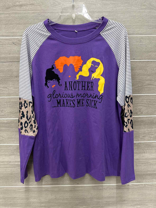 Size XL Purple Womens Shirt