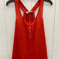 Pink Rose Red Womens Size L Tank Top