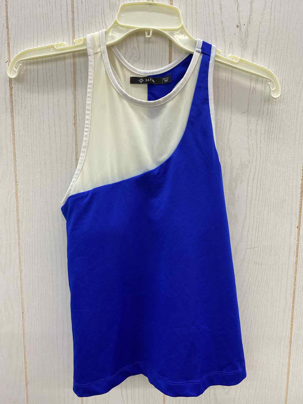 Satva Blue Womens Size M Tank Top