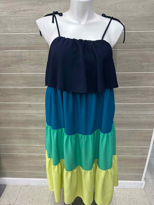 Time & Tru Multi-Color Womens Size 12 Dress