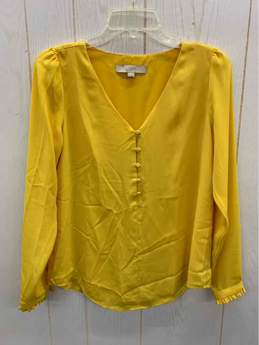 LOFT Yellow Womens Size XS Shirt