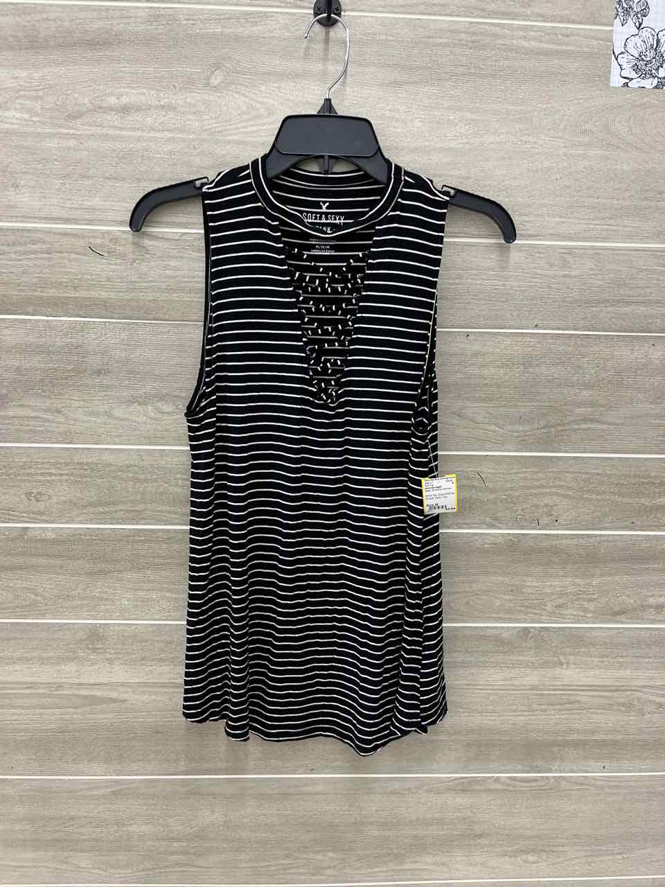 American Eagle Black Womens Women Size M Tank Top
