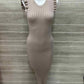 Hem & Thread Size 4/6 Tan Womens Dress
