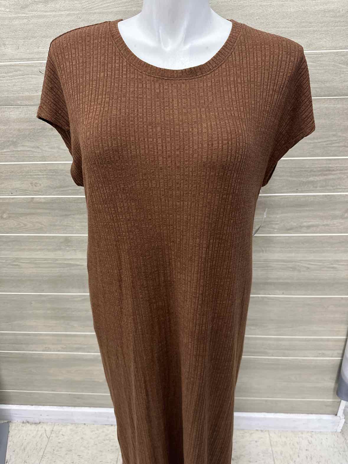 Time & Tru Size 16/18 Brown Womens Dress