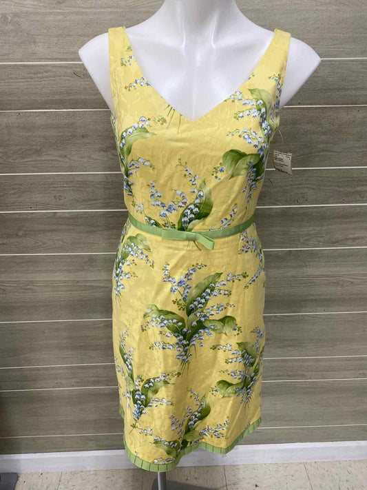 Maggie London Yellow Womens Size 6 Dress