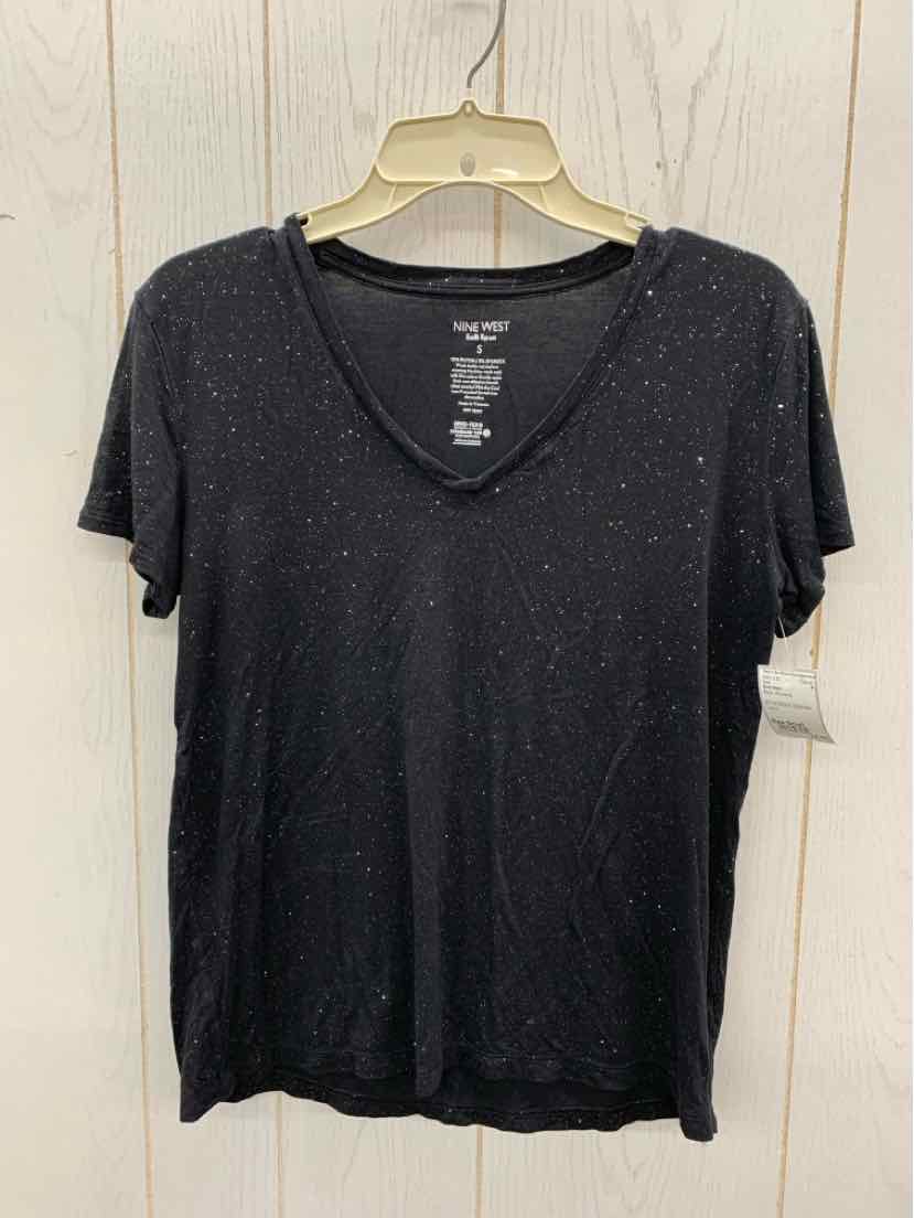 Nine West Black Womens Size Small Shirt