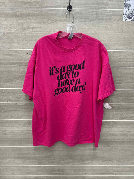 Size 2X Pink Plus Shirt