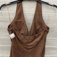 Brown Womens Women Size L Tank Top
