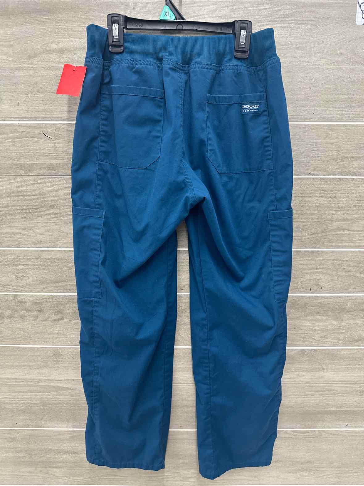 Cherokee Size S/P Teal Petite Scrub Pants