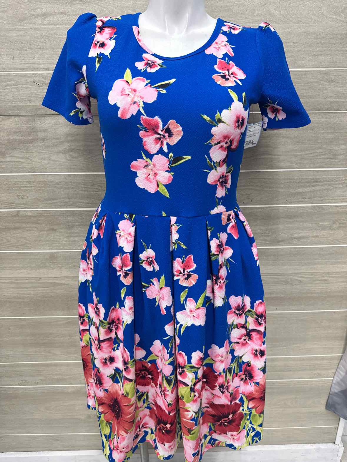 Lularoe Size 12/14 Blue Womens Dress