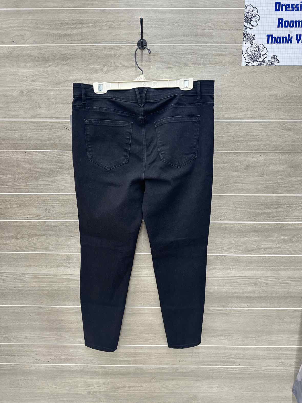 Curve Appeal Black Womens Women Size 14 Jeans