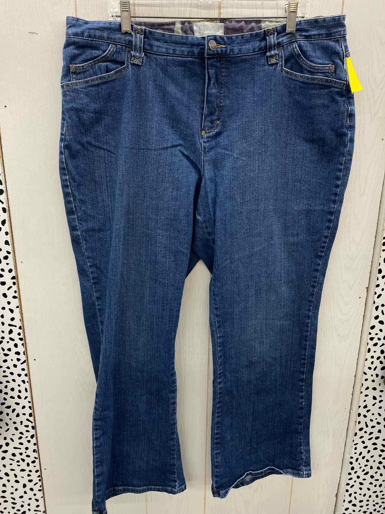 CJ Banks Blue Womens Size 18W Jeans