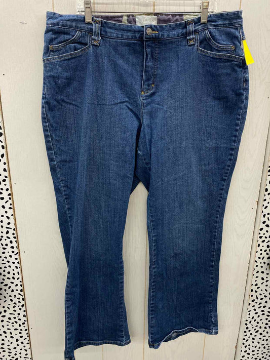 CJ Banks Blue Womens Size 18W Jeans