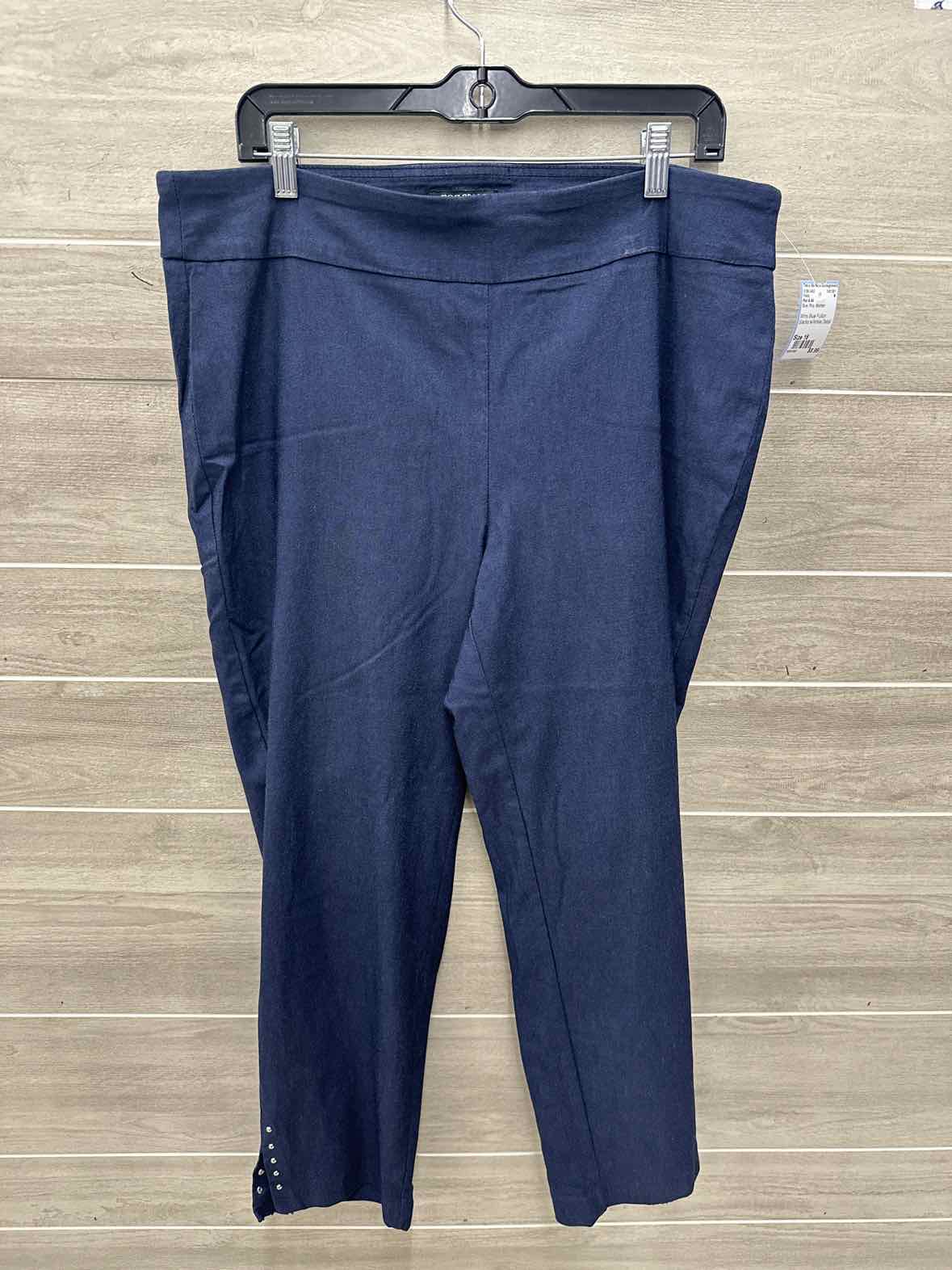 Roz & Ali Size 16 Blue Plus Pants